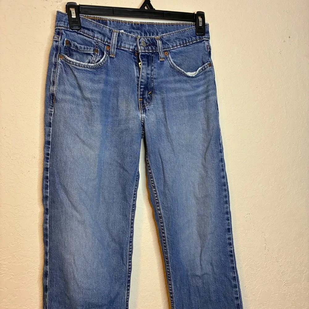 Levis 514 Straight Leg Jeans Mens 29x32 Medium Wash Blue Denim Y2K Cowboy Street